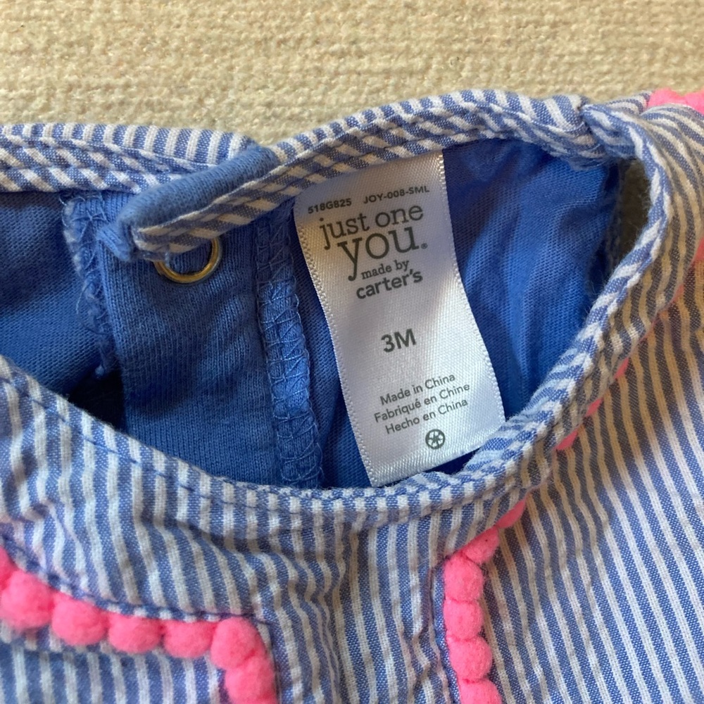 ☀️ Carter’s Embroidered Sun Dress, 3 mo - Picture 5 of 6